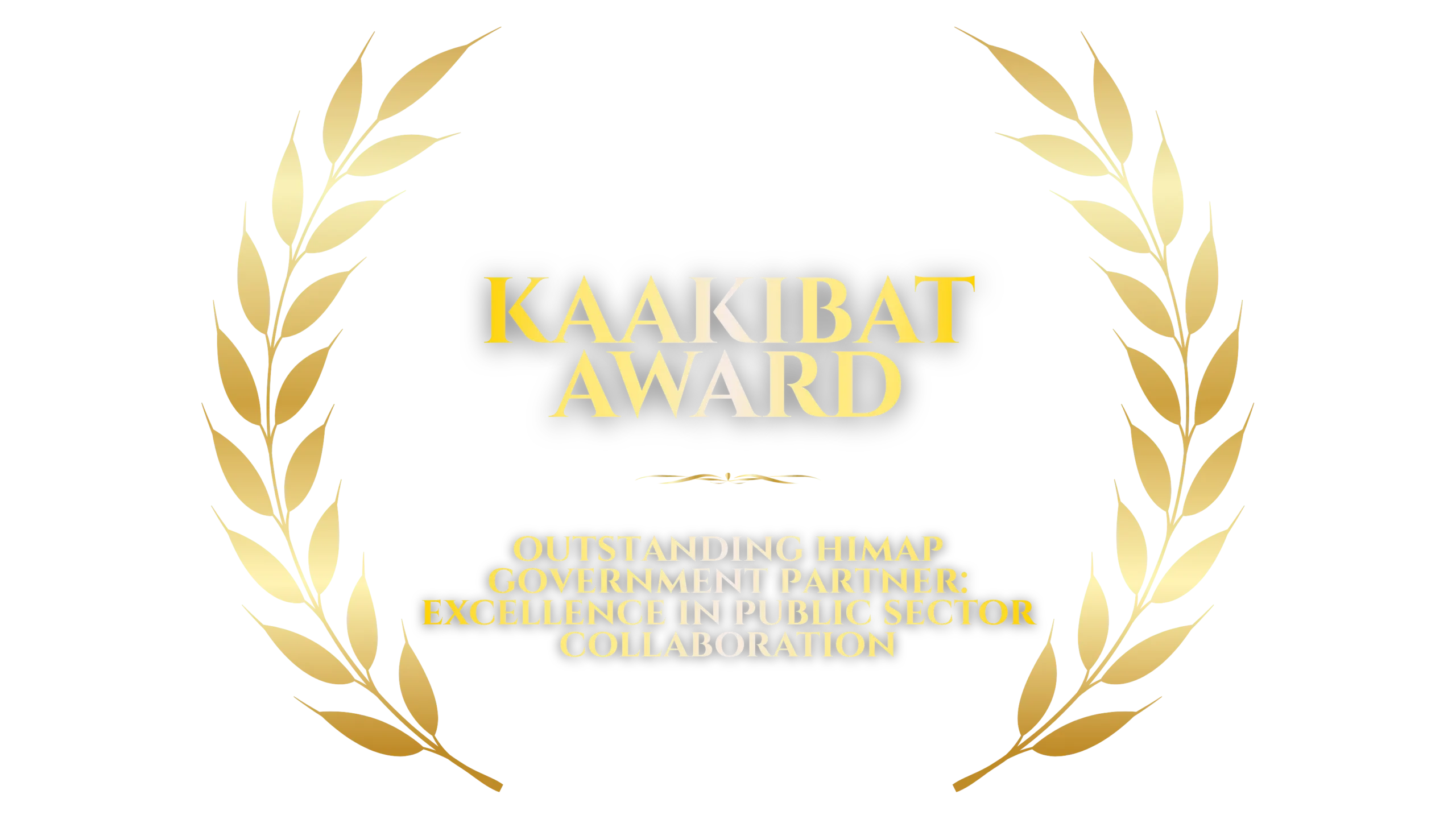 4 - HIMAP KAAKIBAT AWARD_ Outstanding HIMAP Government Partner of the Year